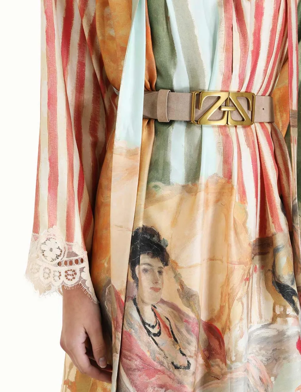 ZIMMERMANN Luminosity Lace Back Midi-Women Form & Light