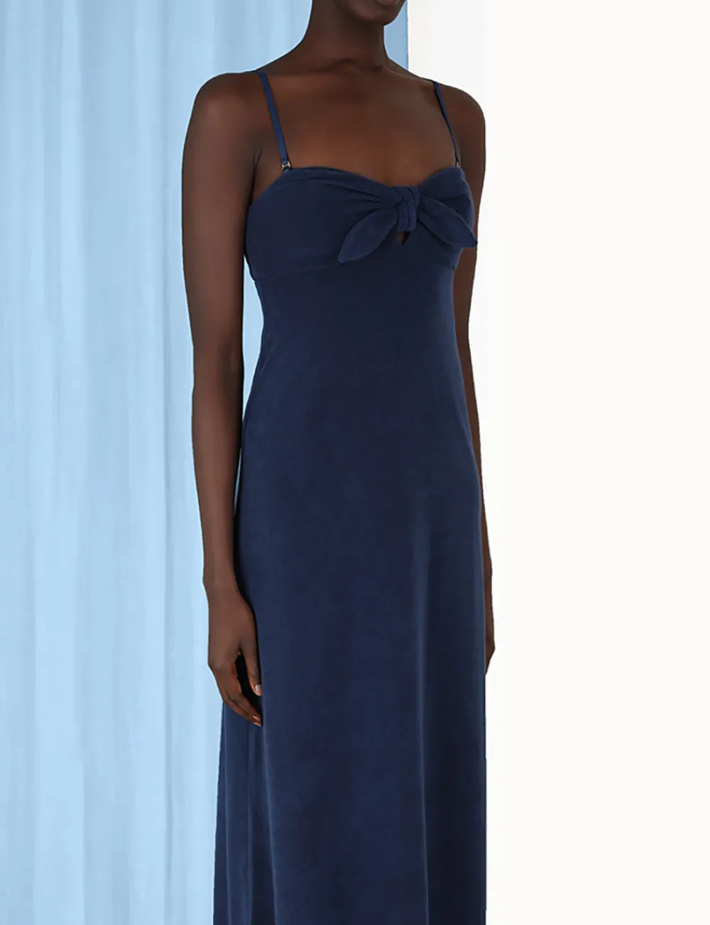 ZIMMERMANN Devi Towelling Column Dress-Women Clothing