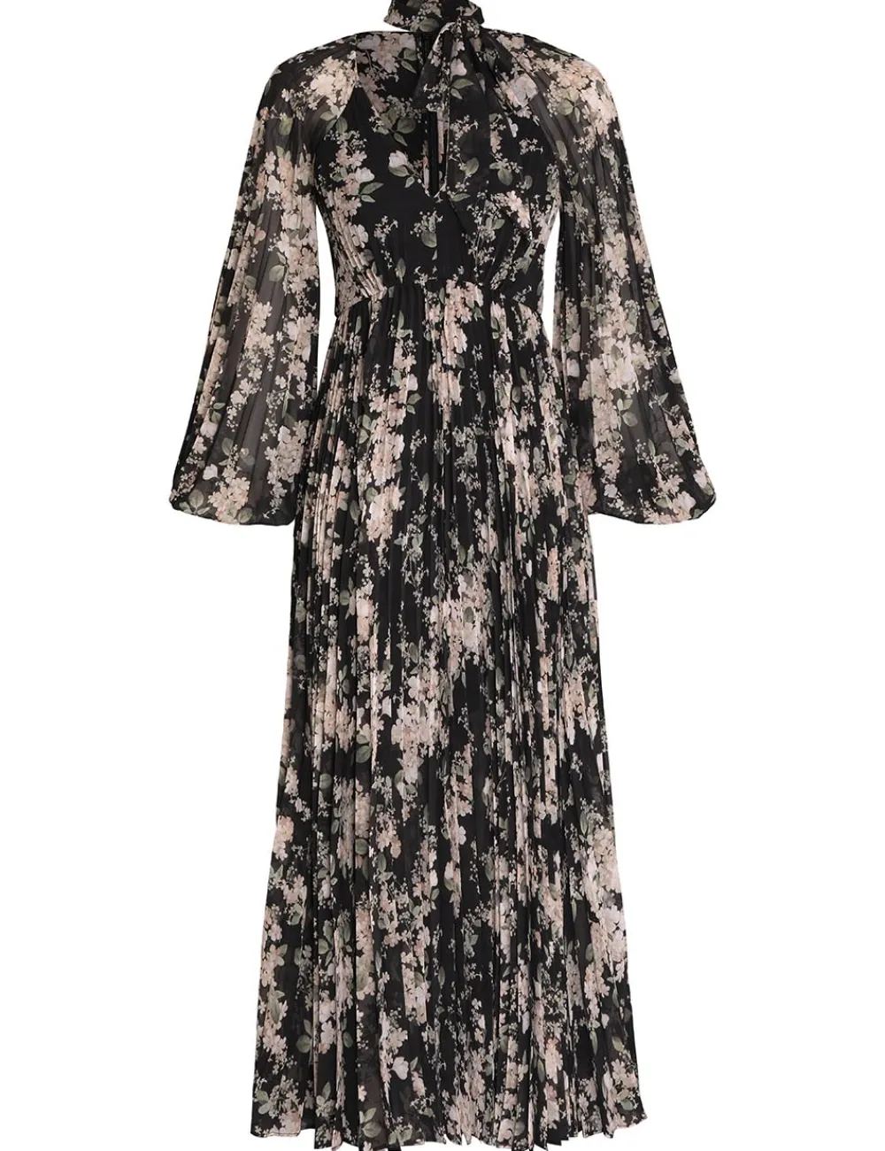 ZIMMERMANN Sunray Pleated Midi Dress-Women Luminosity