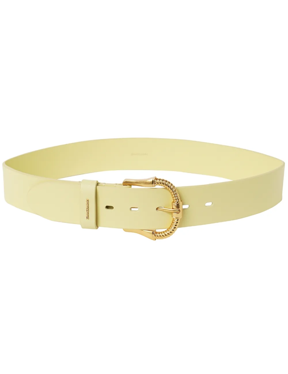 ZIMMERMANN Twisted Buckle Leather Belt 40-Women Belts