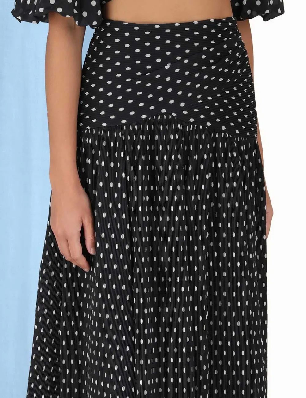 ZIMMERMANN Pleated Midi Skirt-Women Skirts