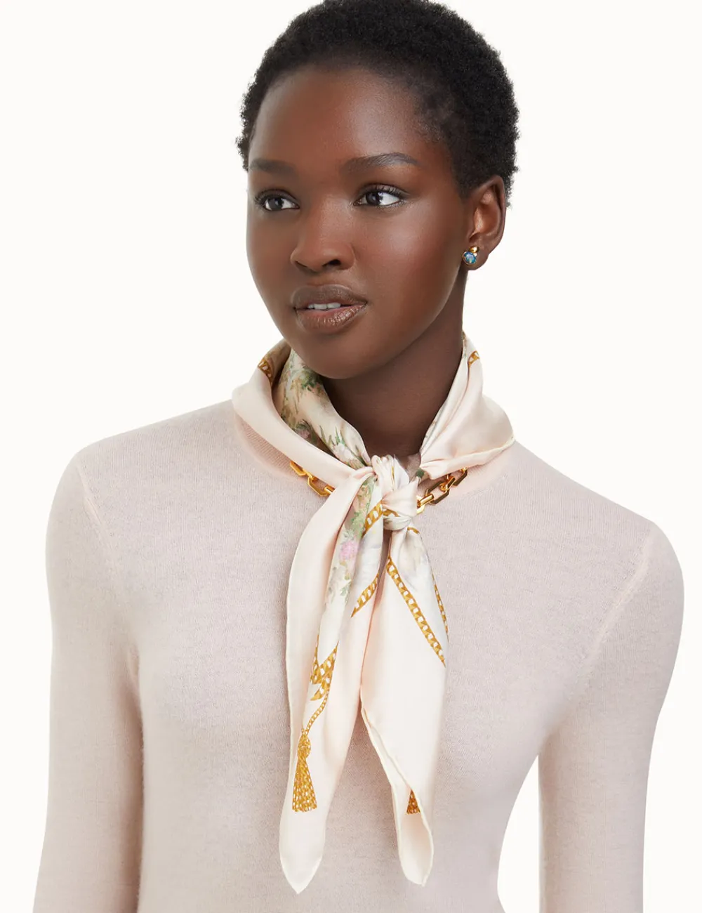 ZIMMERMANN Silk Square Scarf-Women Accessories