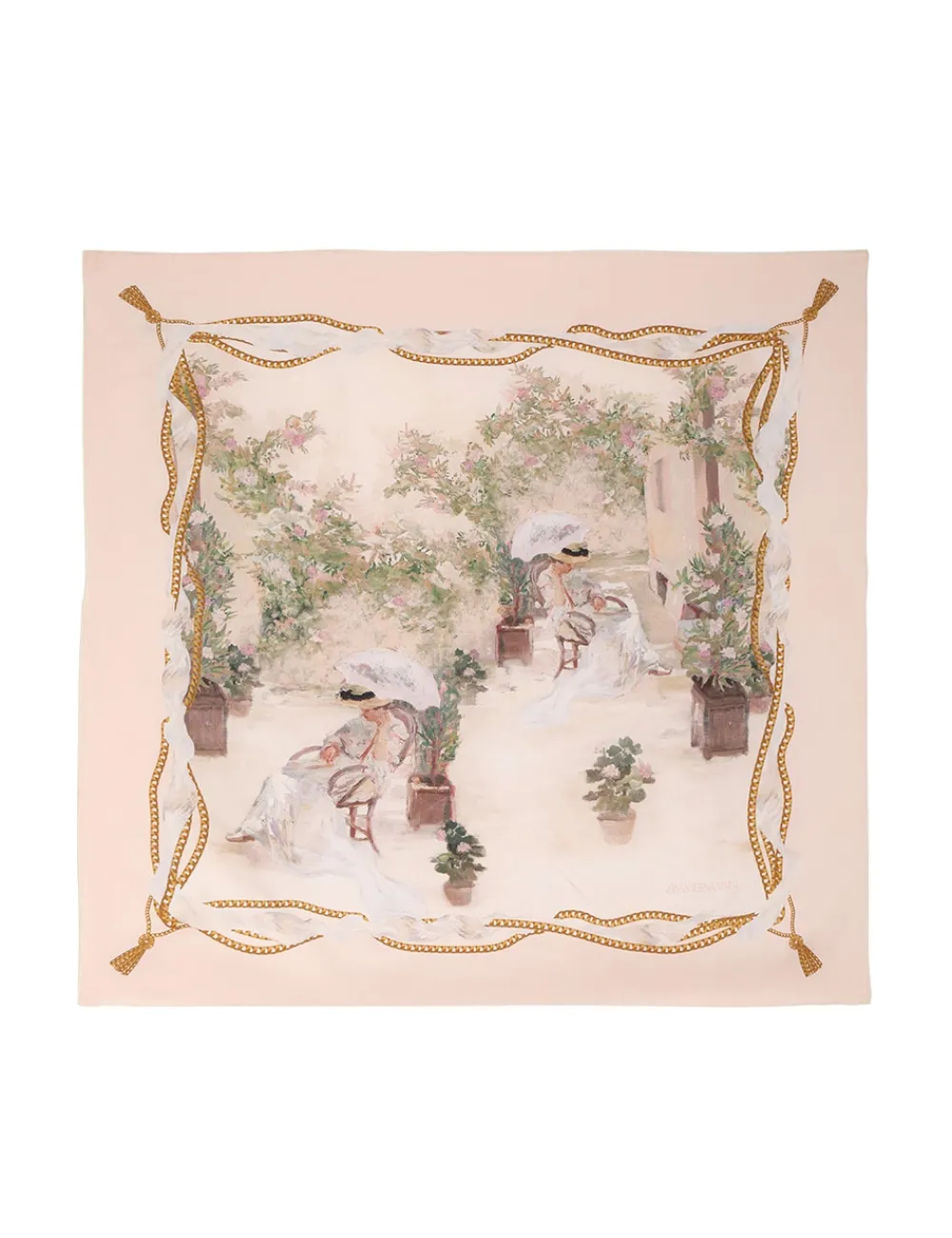 ZIMMERMANN Silk Square Scarf-Women Accessories
