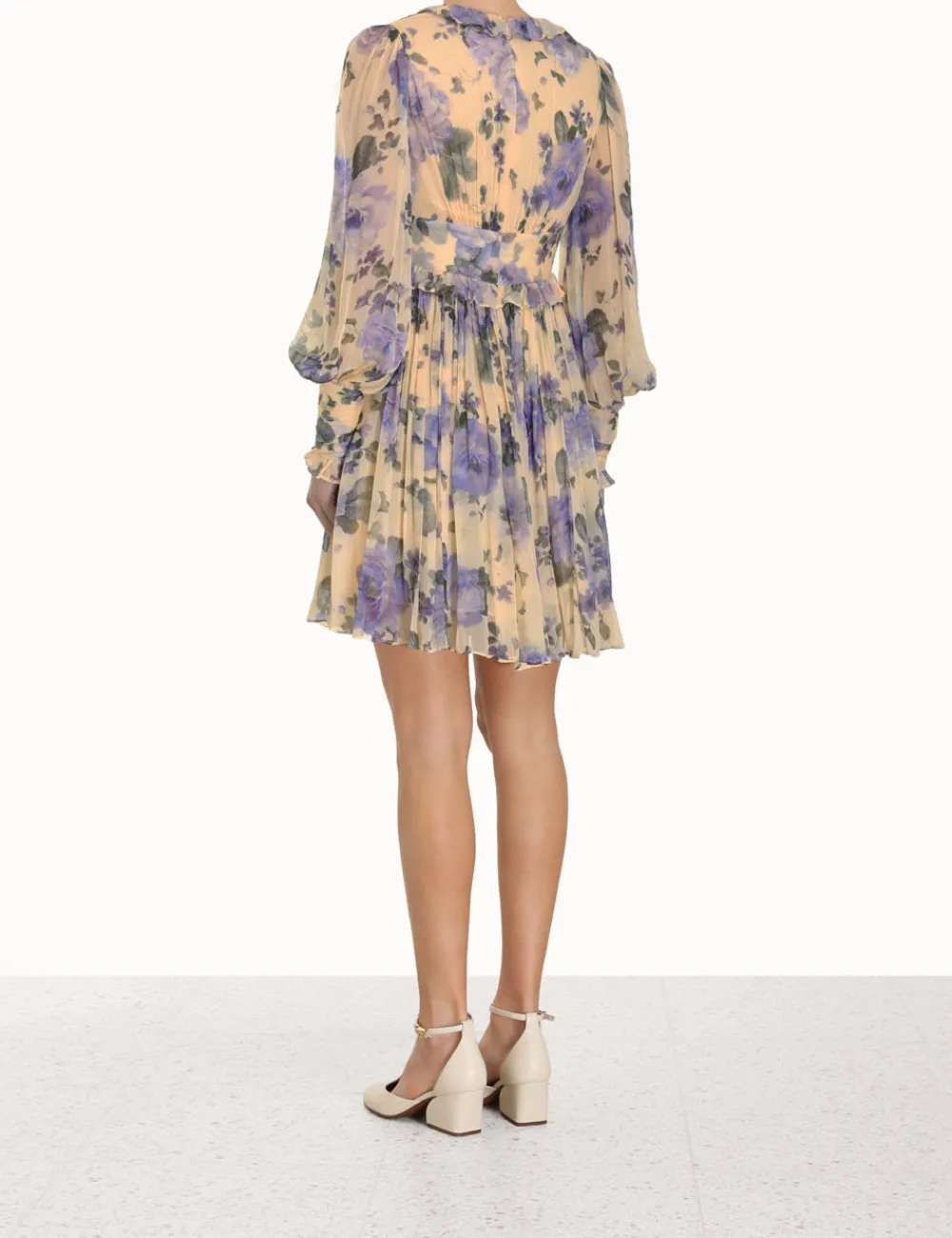 ZIMMERMANN Lyrical Ruffle Mini Dress-Women Dresses