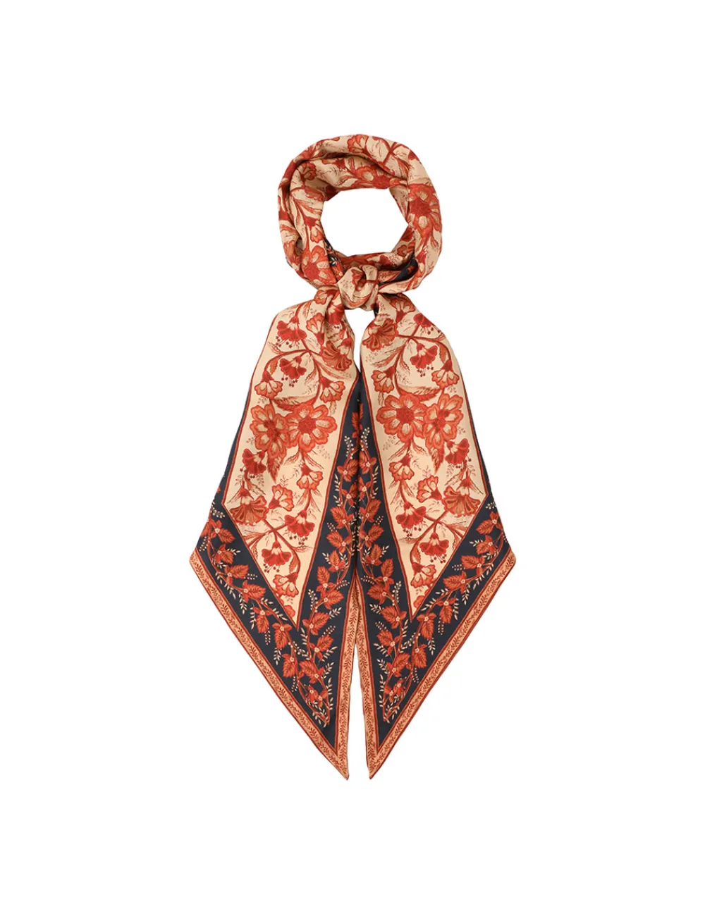 ZIMMERMANN Printed Silk Neck Scarf-Women Scarves