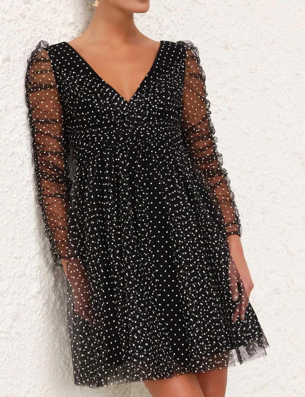 ZIMMERMANN Tulle Mini Dress-Women Dresses