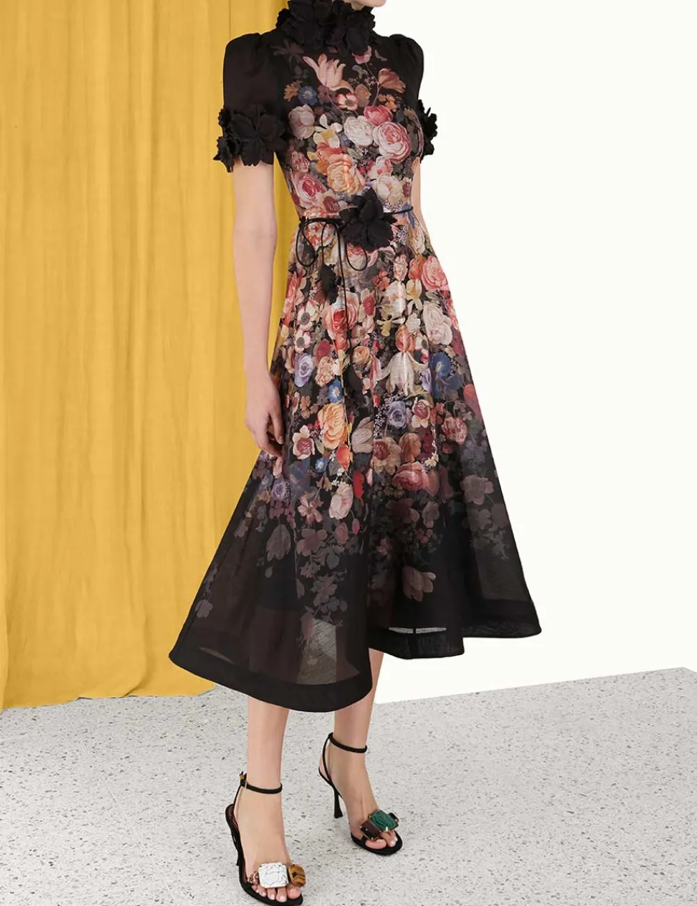 ZIMMERMANN Luminosity Liftoff Flower Midi-Women Luminosity