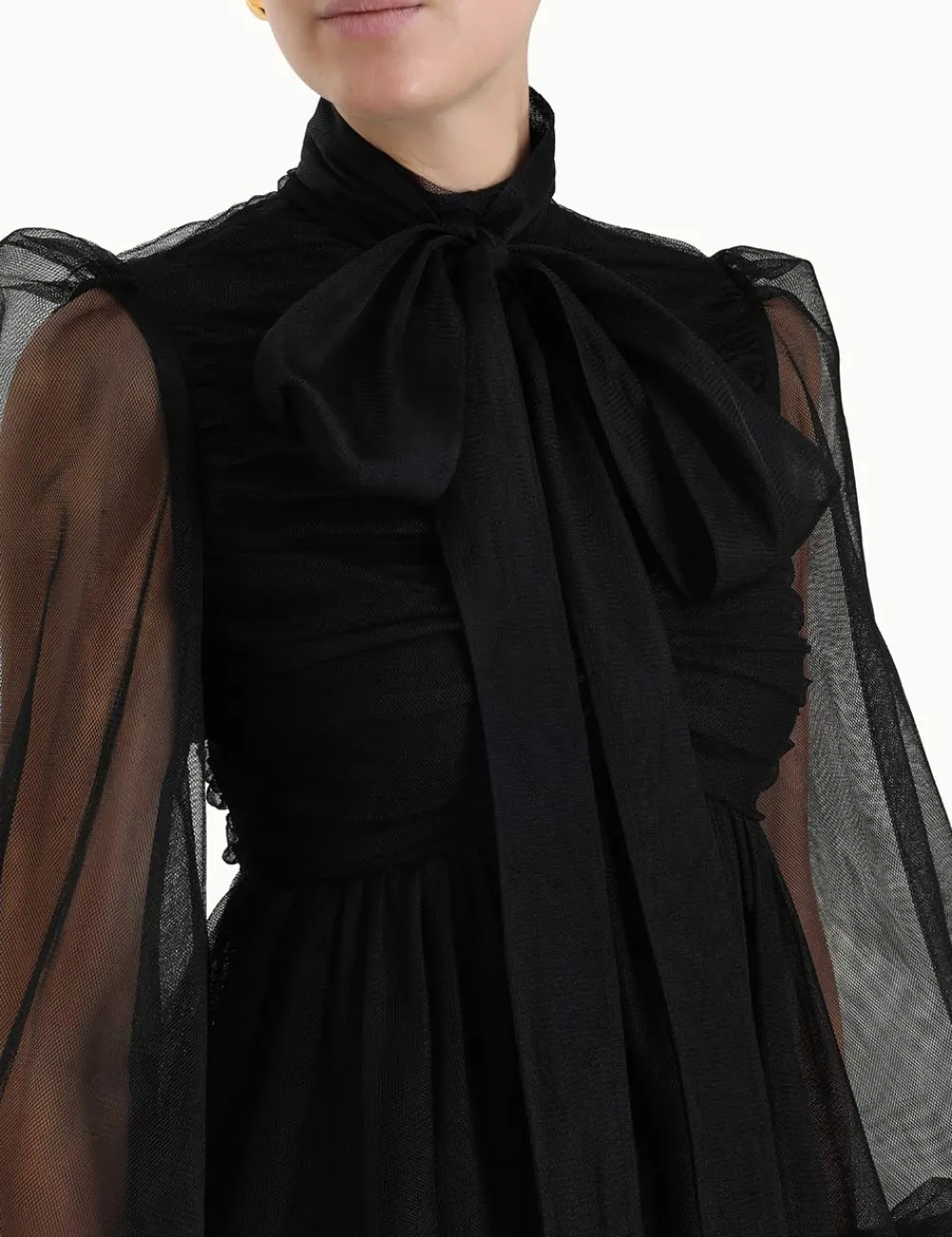 ZIMMERMANN Tulle Midi Dress-Women Clothing