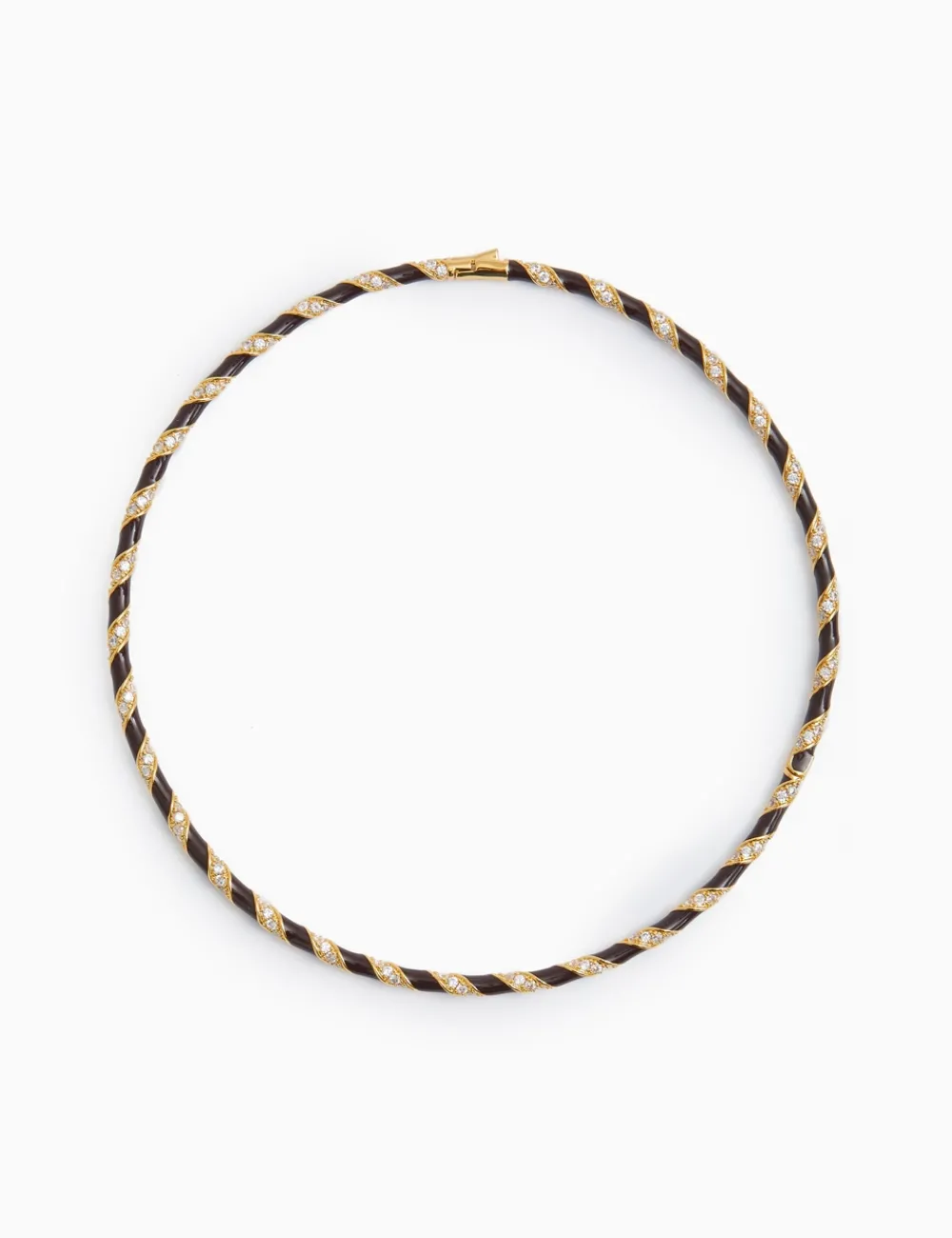 ZIMMERMANN Candy Stripe Pave Choker-Women Necklaces