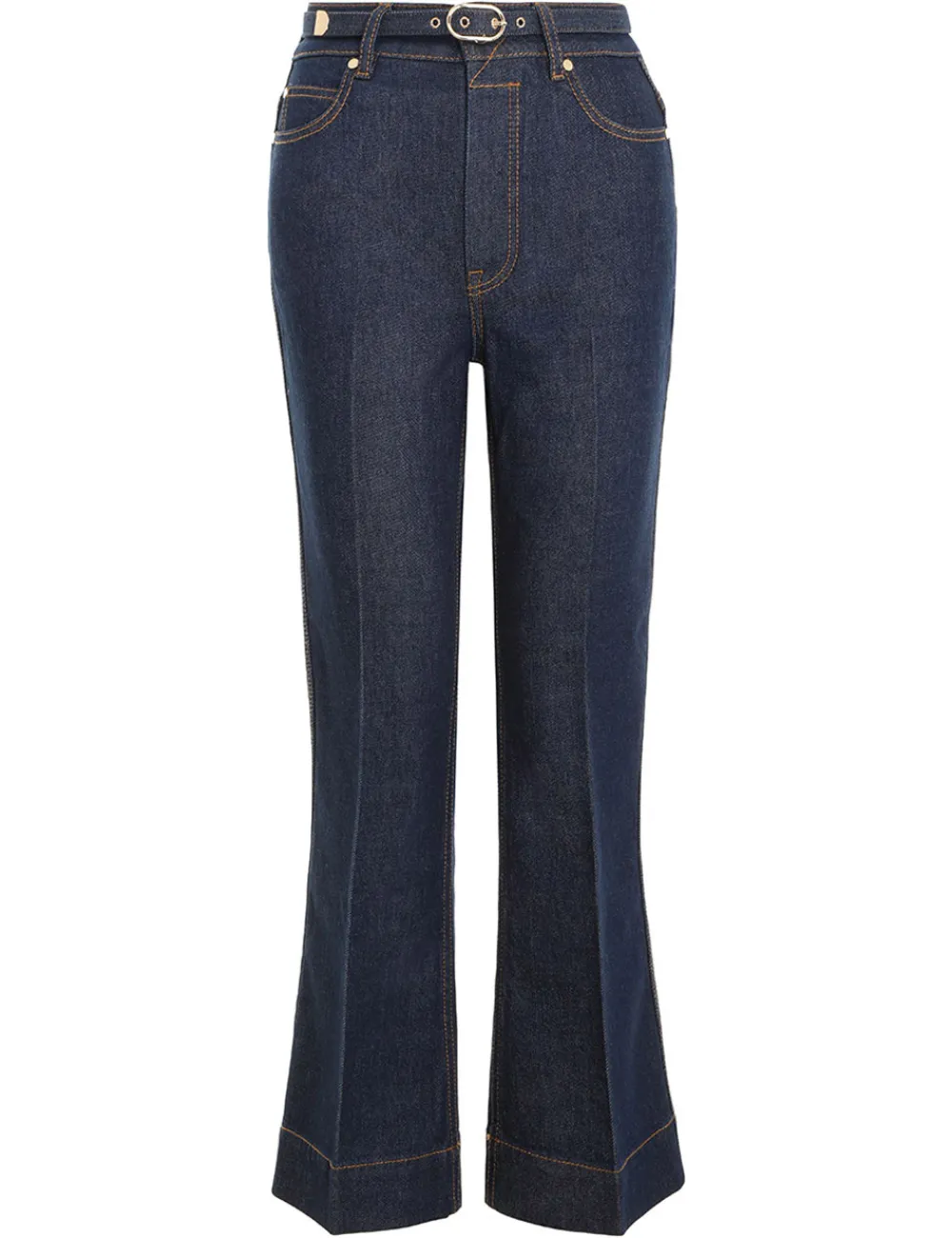 ZIMMERMANN Cropped Flare Jean-Women Denim