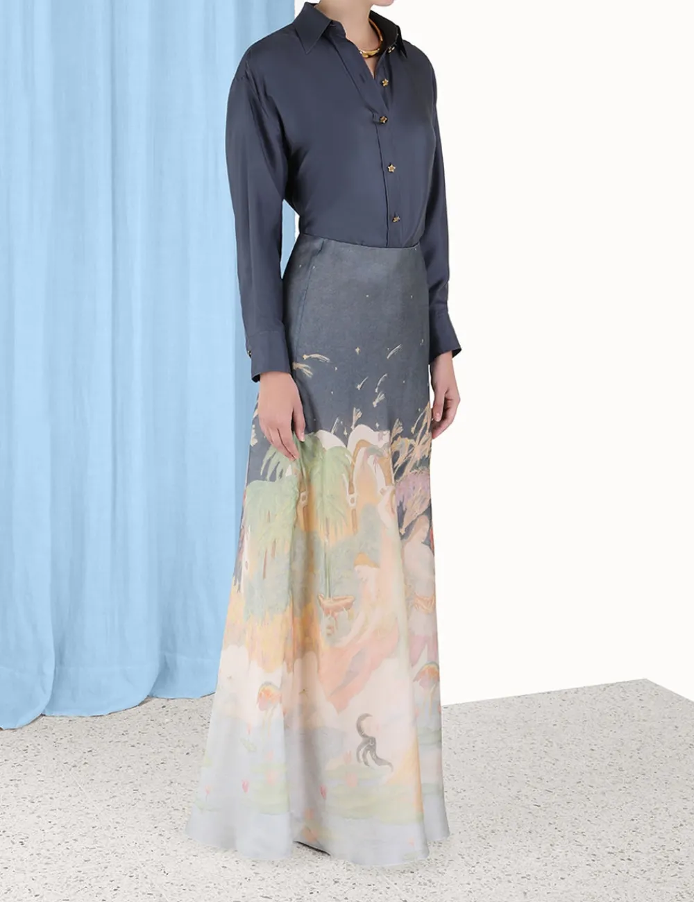 ZIMMERMANN Lyrical Relaxed Shirt-Women Luminosity