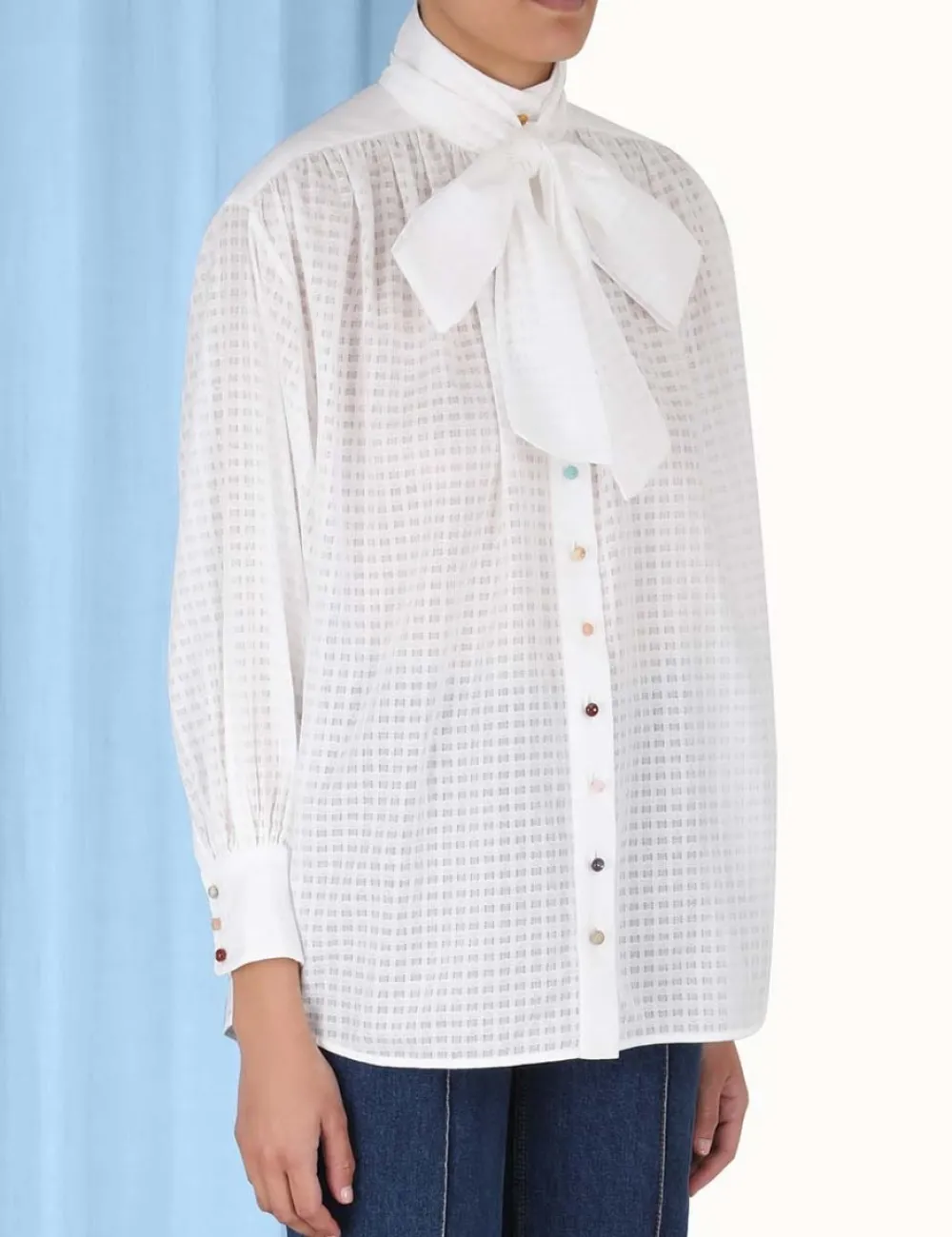 ZIMMERMANN Luminosity Tunic Blouse-Women Tops