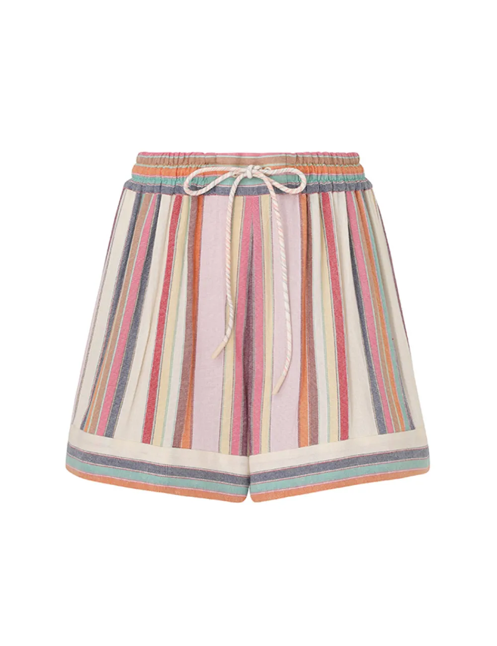 ZIMMERMANN Lexi Relaxed Stripe Short-Women Clothing
