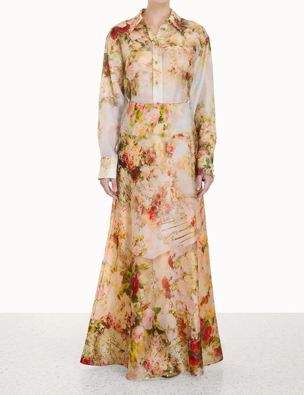 ZIMMERMANN Luminosity Flare Skirt-Women Skirts