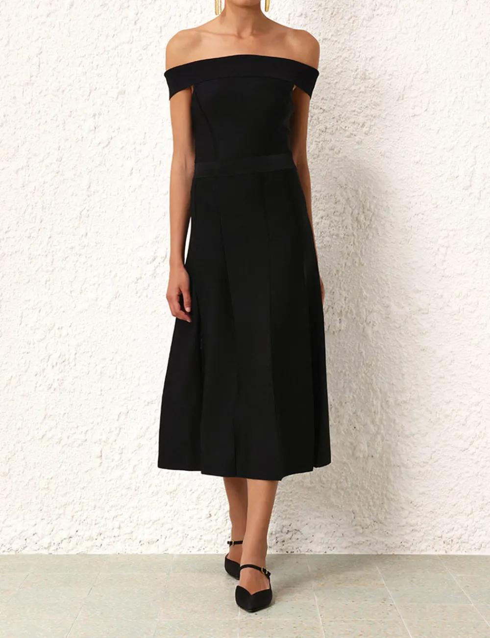 ZIMMERMANN Matchmaker Knit Panelled Skirt-Women Knitwear