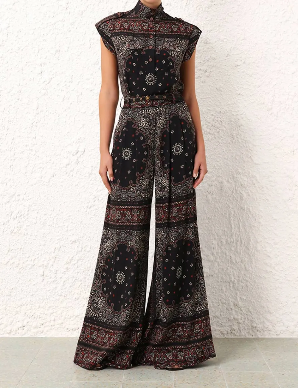 ZIMMERMANN Double Tuck Pant-Women Clothing