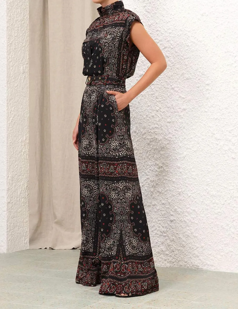 ZIMMERMANN Double Tuck Pant-Women Clothing