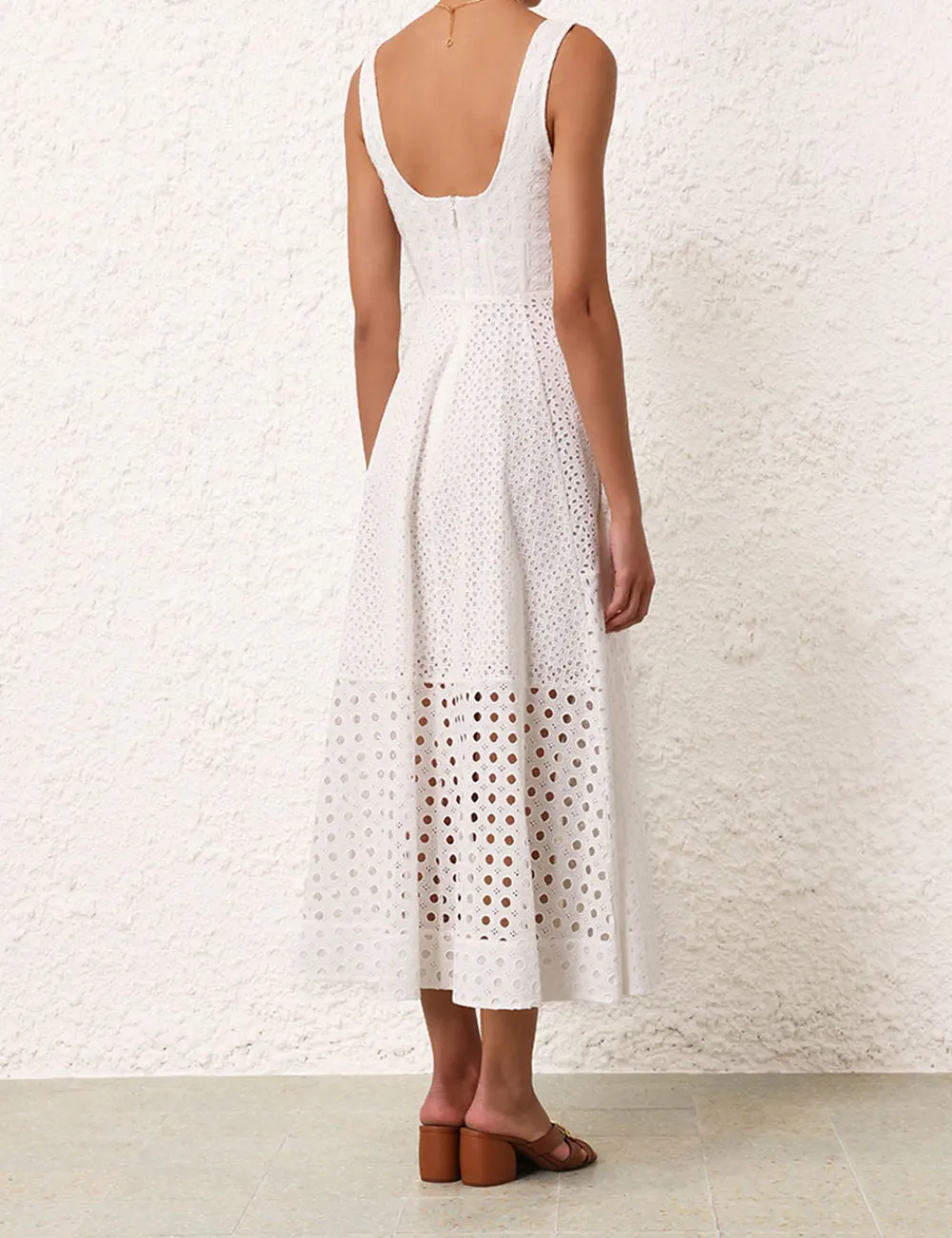 ZIMMERMANN Matchmaker Anglaise Midi-Women Clothing