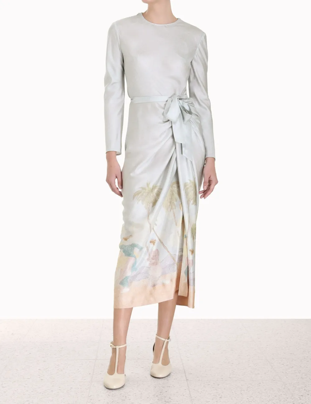 ZIMMERMANN Sensory Drape Dress-Women Dresses