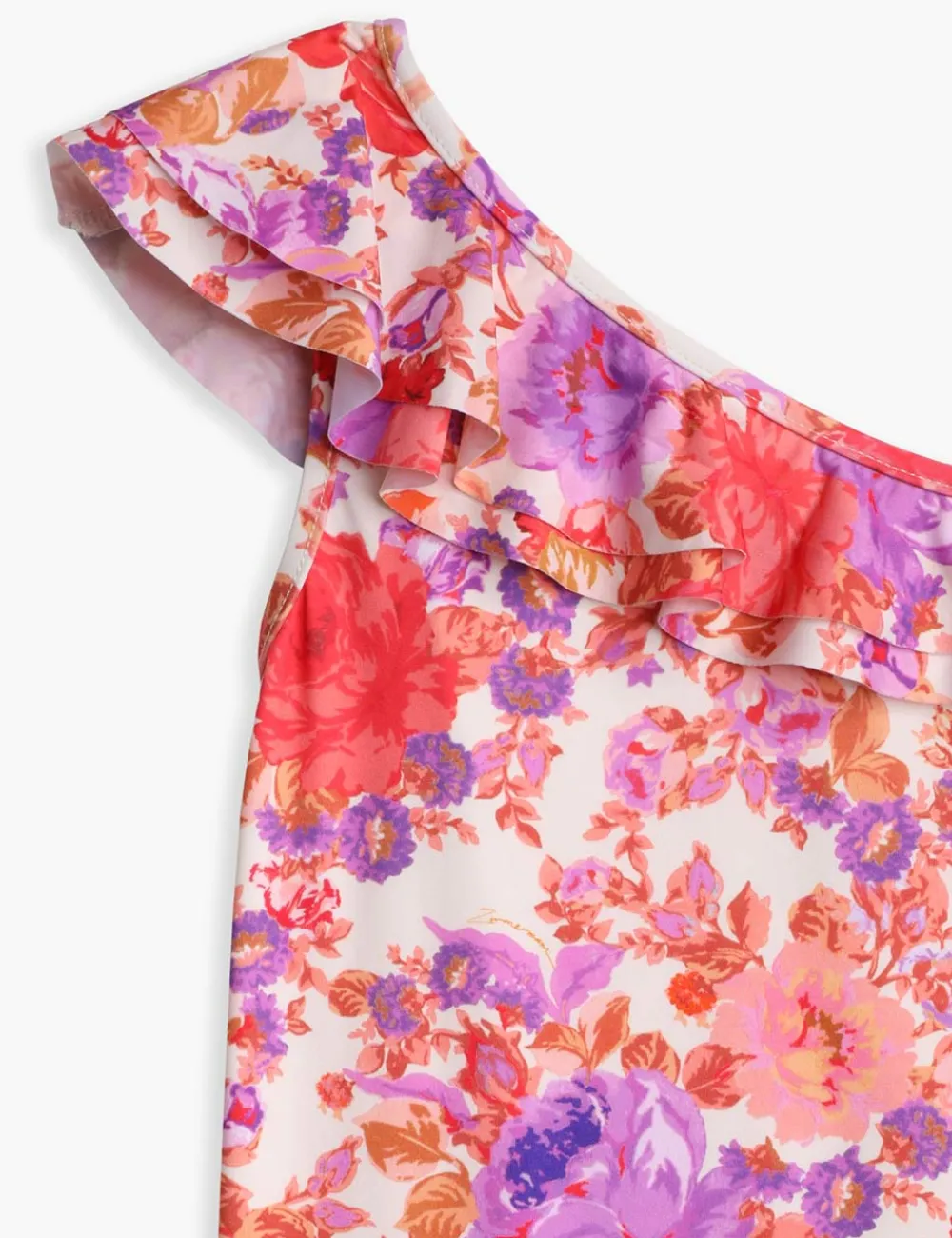 ZIMMERMANN Raie Frill 1 Shoulder 1Pc-Women Swimwear