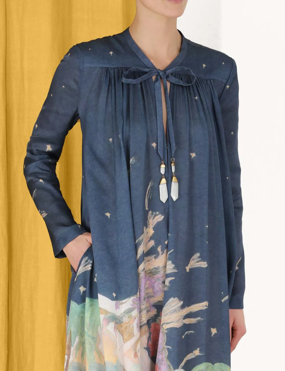 ZIMMERMANN Lyrical Sheath Dress-Women Dresses