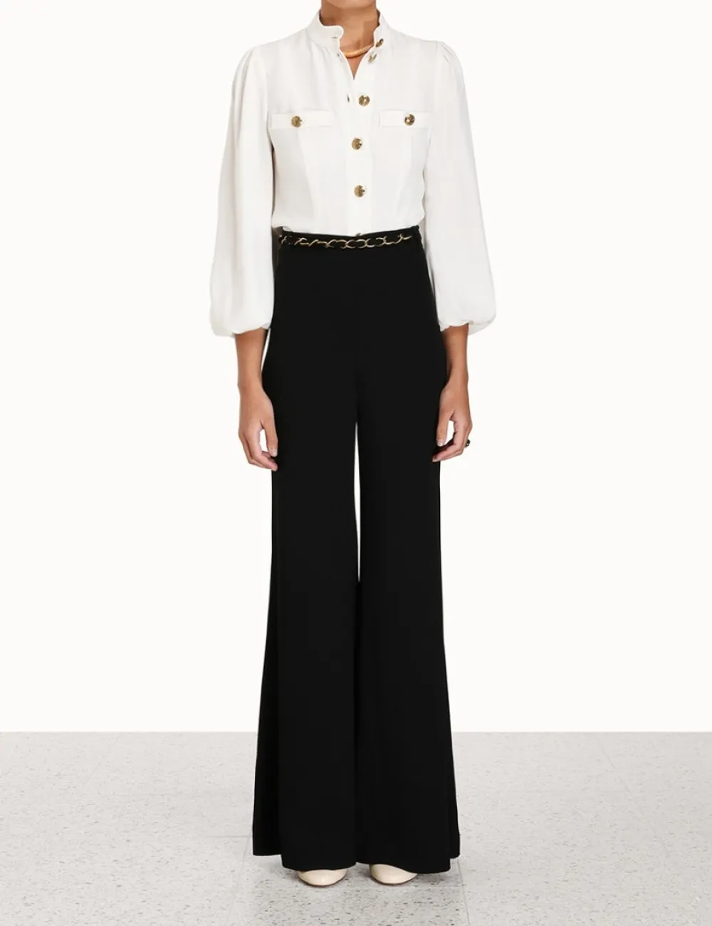 ZIMMERMANN Utility Body Shirt-Women Tops