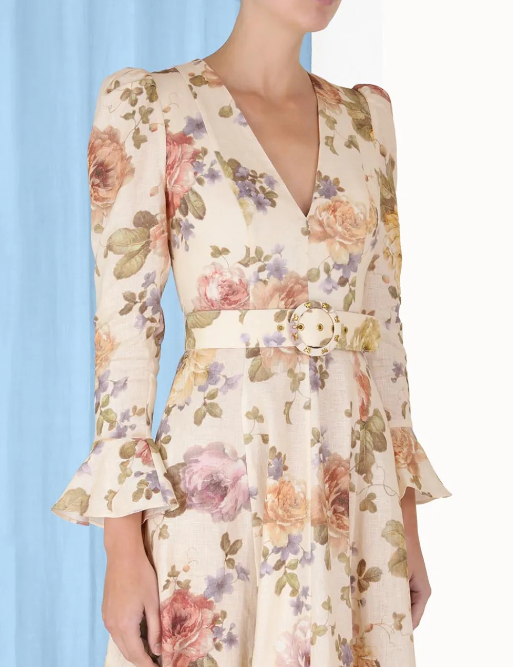 ZIMMERMANN Luminosity Midi Dress-Women Dresses