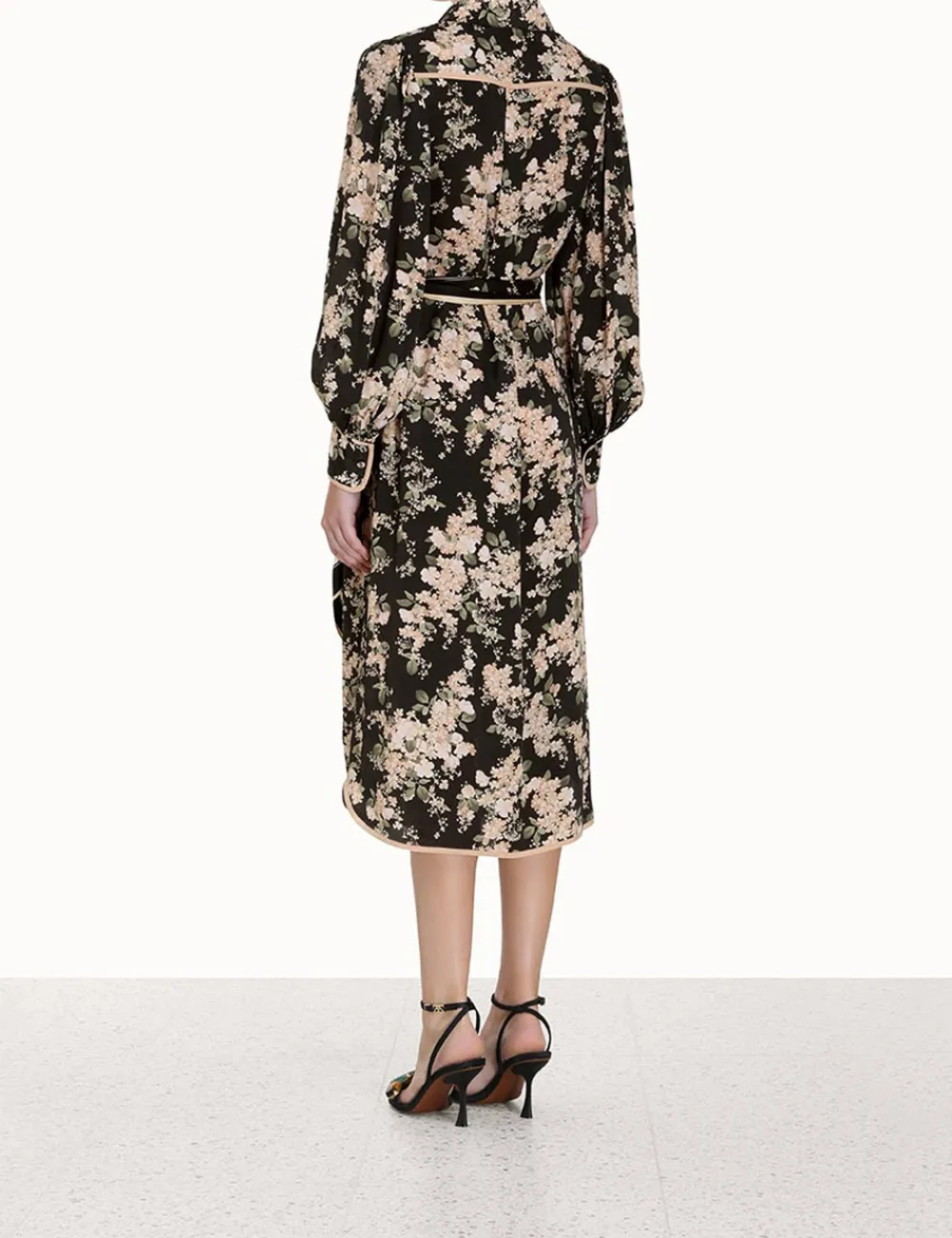 ZIMMERMANN Shirt Midi Dress-Women Clothing
