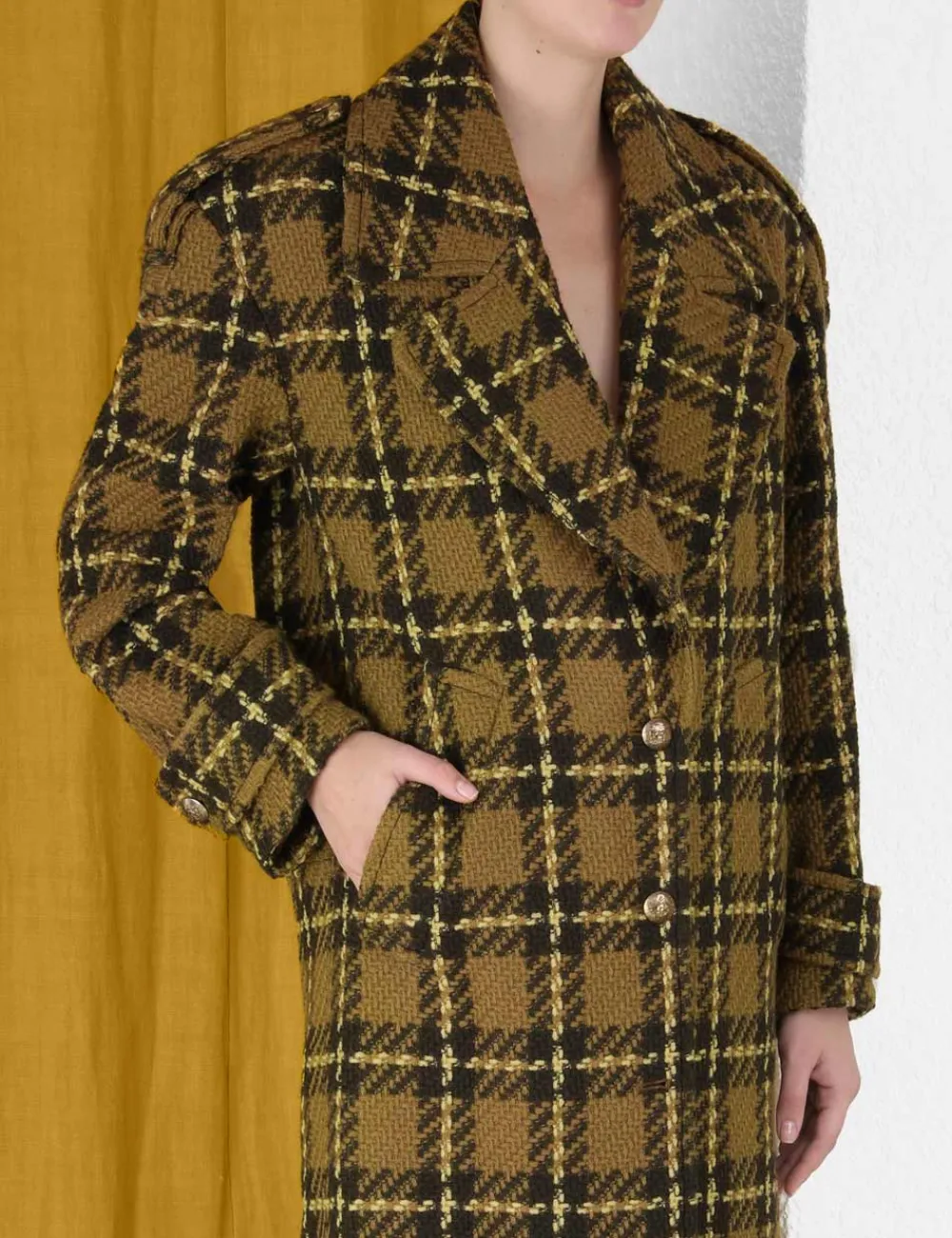 ZIMMERMANN Luminosity Wool Coat-Women Clothing