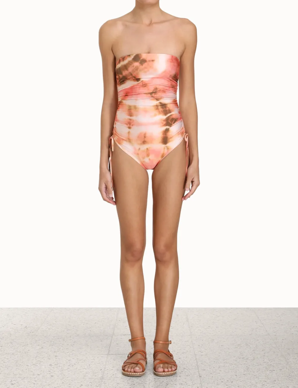 ZIMMERMANN Vacay Ruched Side 1Pc-Women One Pieces