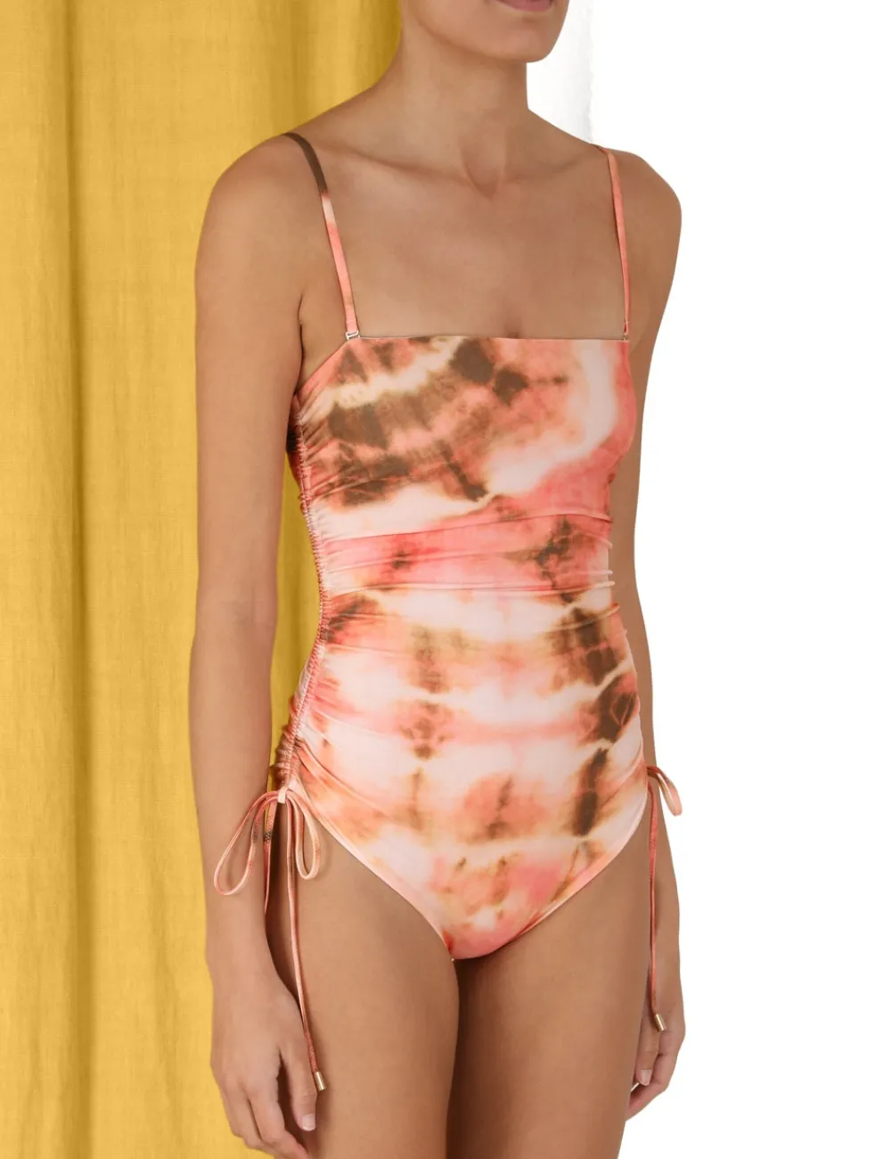 ZIMMERMANN Vacay Ruched Side 1Pc-Women One Pieces