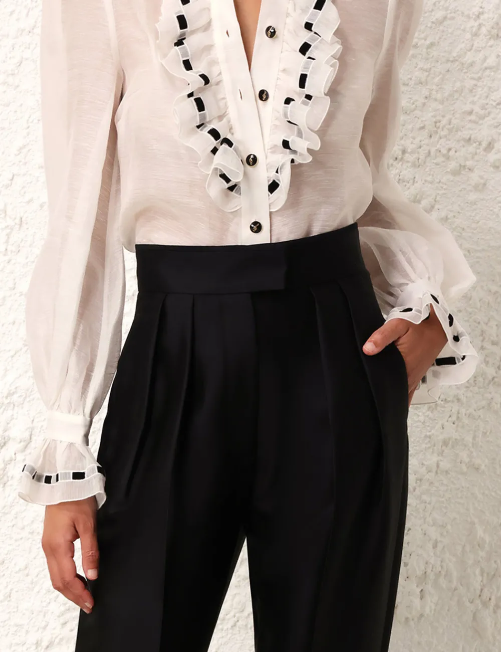 ZIMMERMANN Matchmaker Pleat Front Pant-Women Shorts & Pants