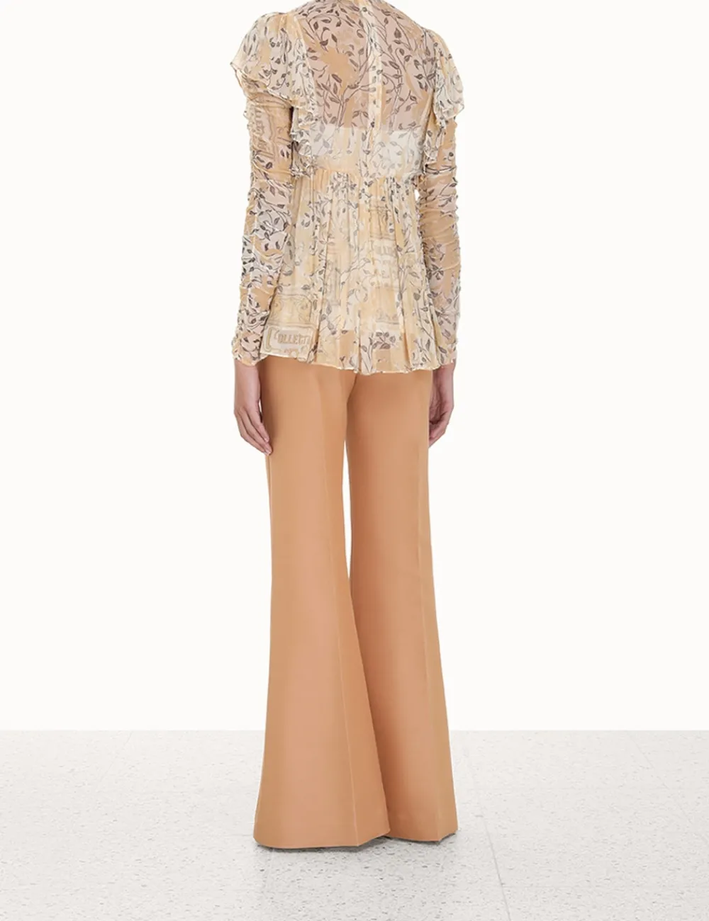 ZIMMERMANN Luminosity Gathered Blouse-Women Tops