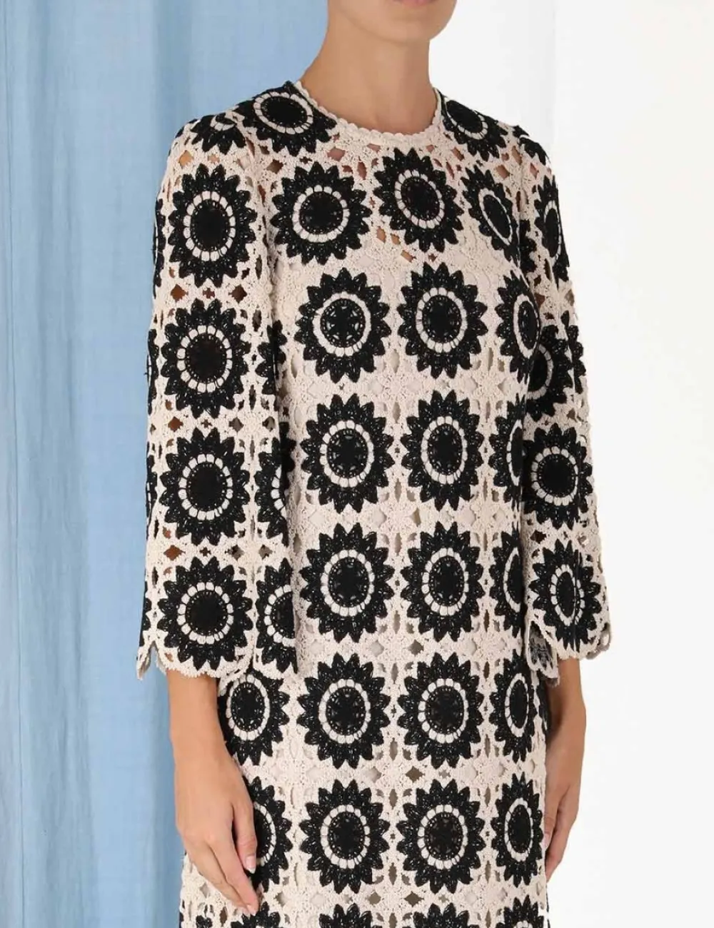 ZIMMERMANN Ginger Lace Midi Dress-Women Dresses & Coverups