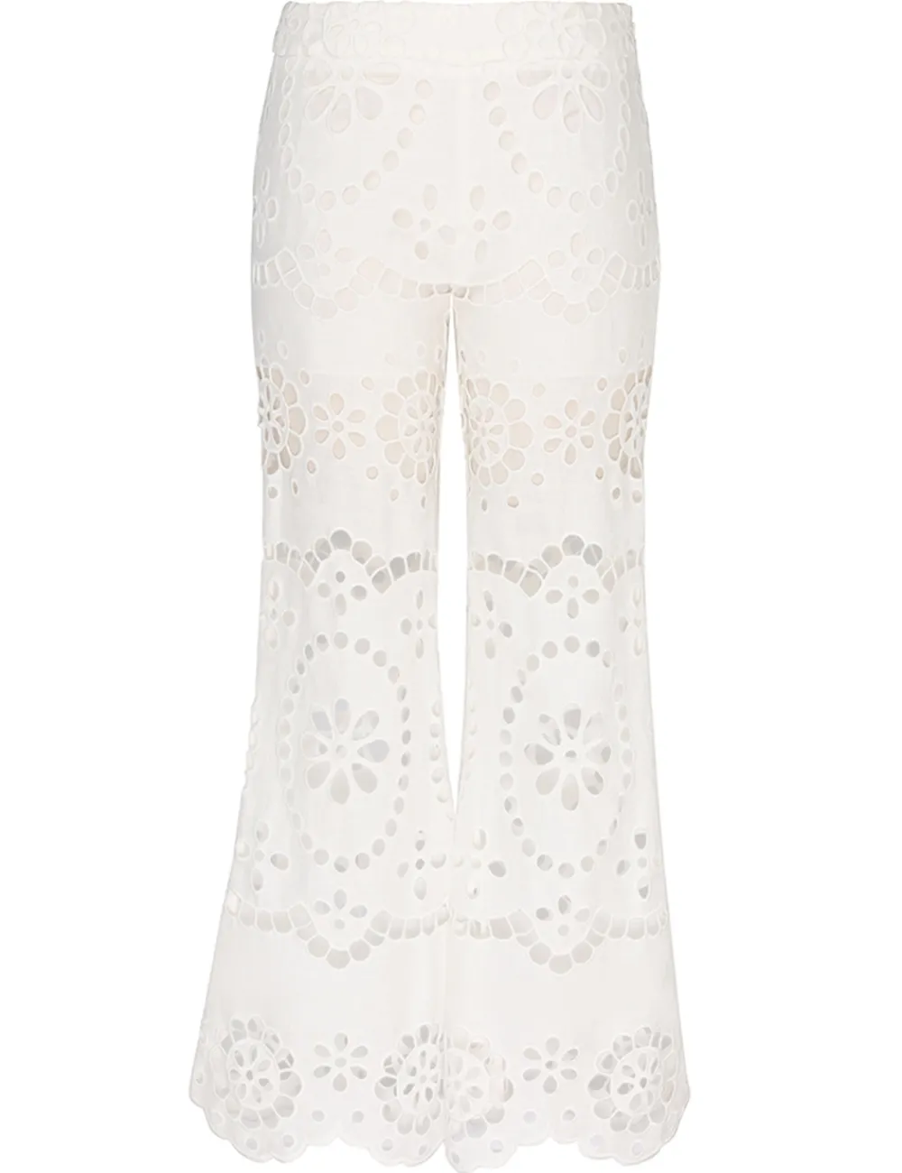 ZIMMERMANN Lexi Embroidered Flare Pant-Women Shorts & Pants