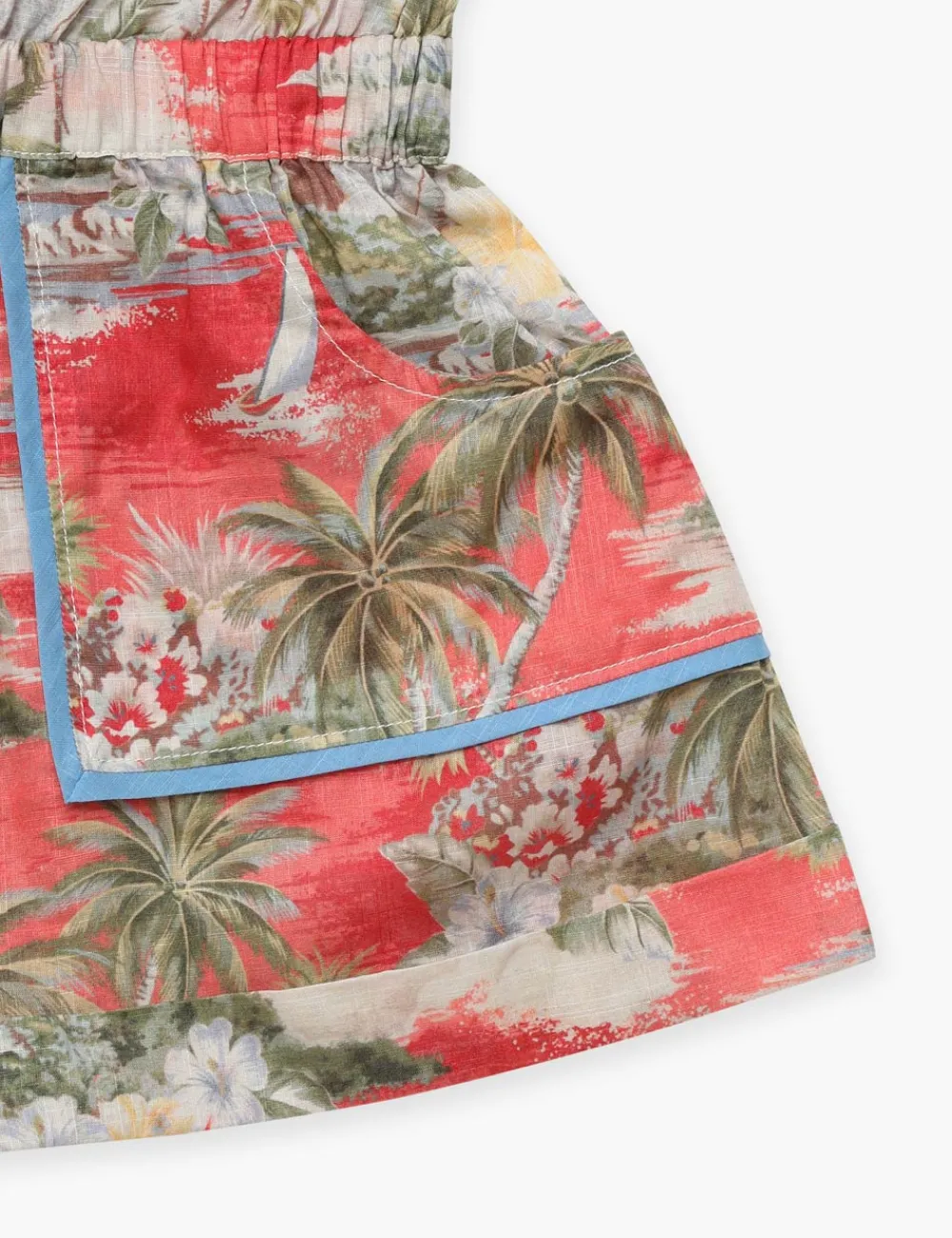 ZIMMERMANN Alight Pocket Detail Playsuit-Women Clothing