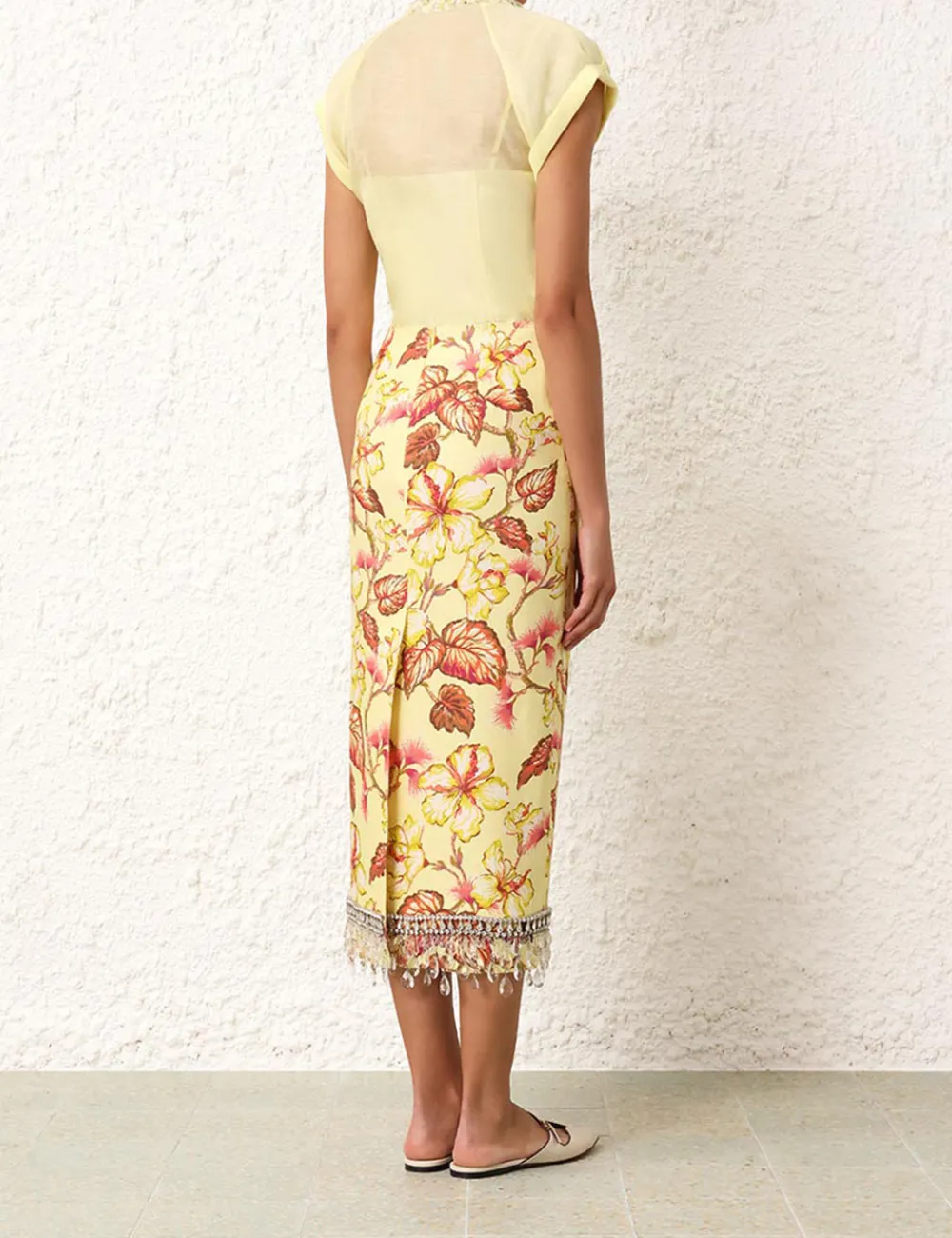 ZIMMERMANN Matchmaker Diamante Skirt-Women Skirts