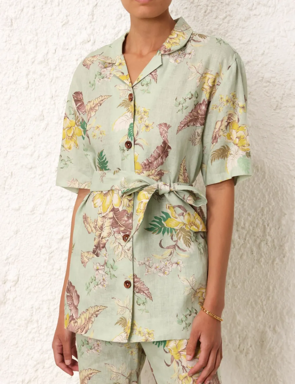 ZIMMERMANN Matchmaker Oversized Shirt-Women Tops
