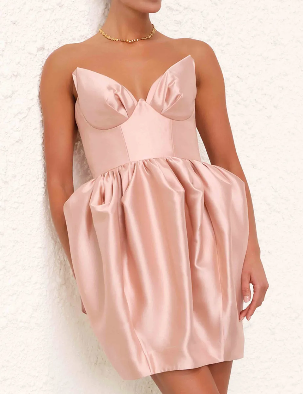 ZIMMERMANN Matchmaker Bustier Mini Dress-Women Dresses