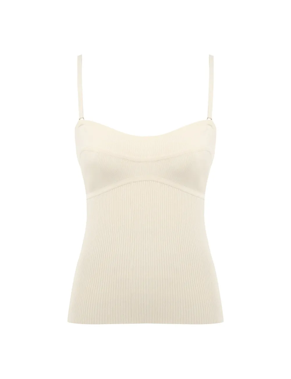 ZIMMERMANN Alight Panelled Rib Tank-Women Tops