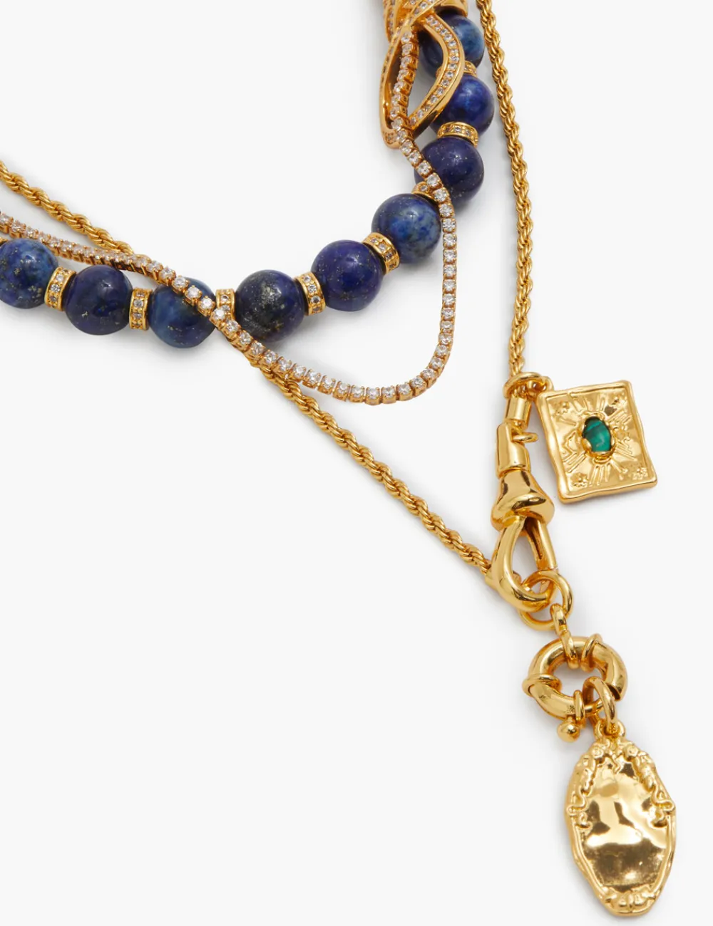 ZIMMERMANN Tangled Collage Chain Necklace-Women Chains