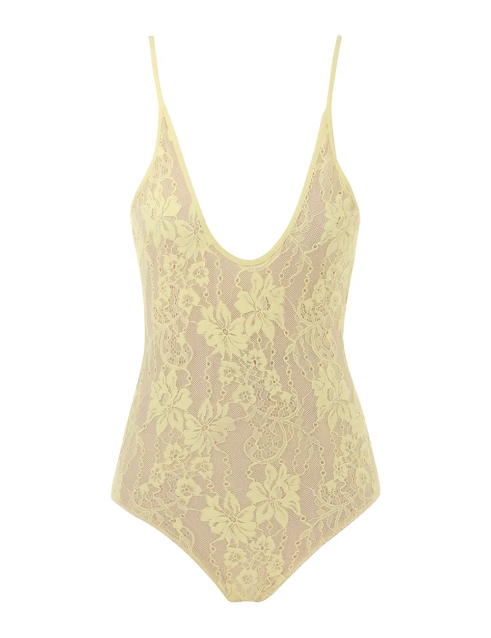 ZIMMERMANN Scoop Neck Bodysuit-Women Clothing