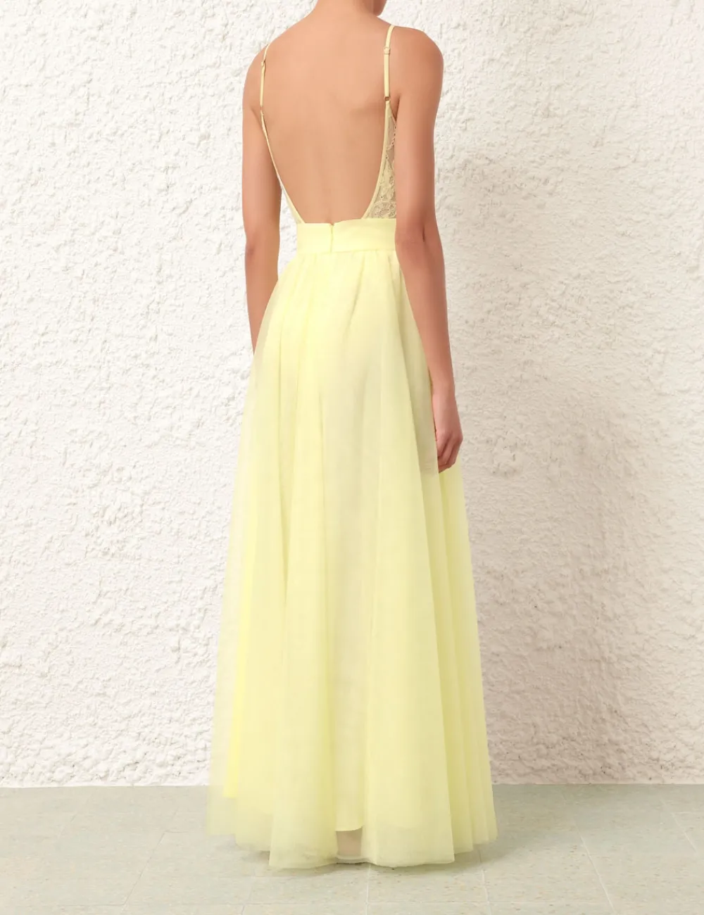 ZIMMERMANN Scoop Neck Bodysuit-Women Clothing