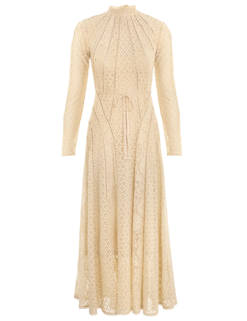 ZIMMERMANN Luminosity Lace Panelled Midi-Women Dresses