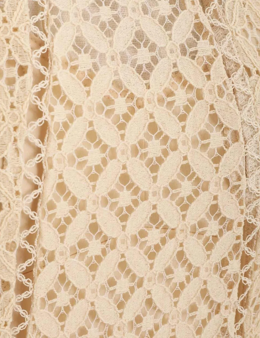 ZIMMERMANN Luminosity Lace Panelled Midi-Women Dresses