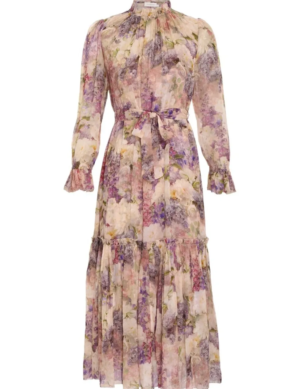 ZIMMERMANN Lyrical Lantern Midi Dress-Women Dresses