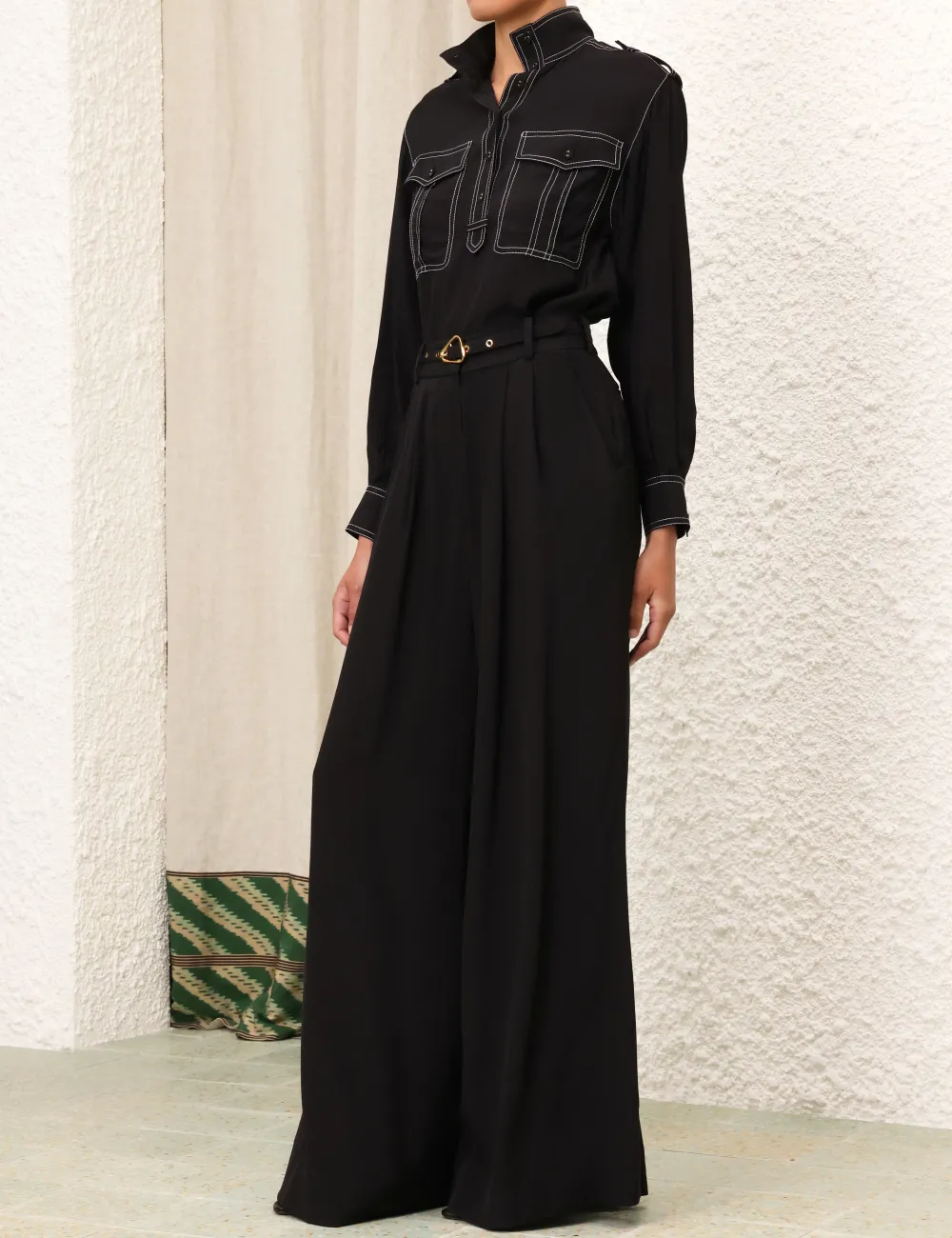 ZIMMERMANN Utility Blouse-Women Tops