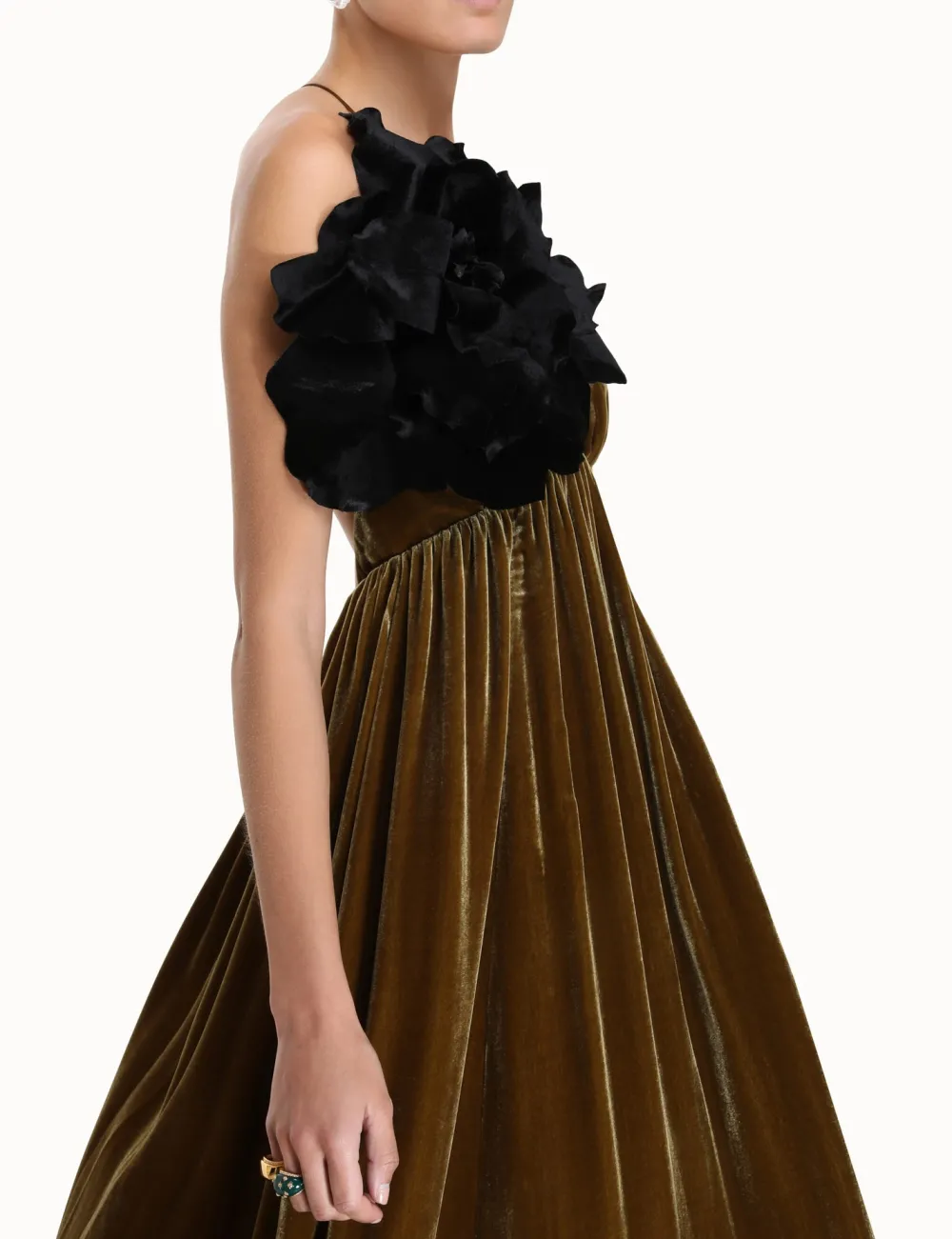 ZIMMERMANN Sensory Velvet Dress-Women Dresses