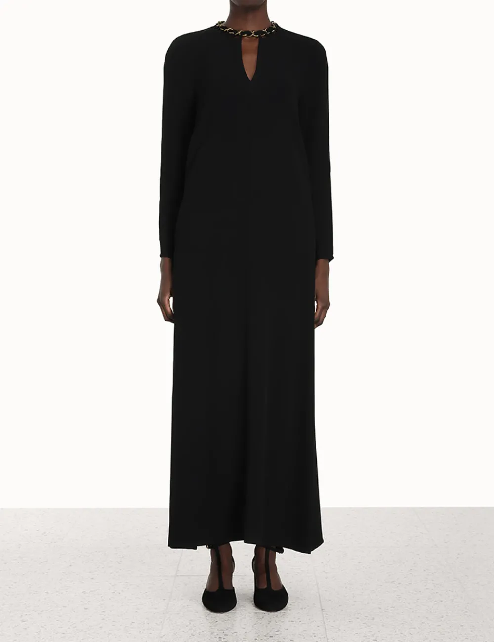 ZIMMERMANN Chain Embellished Maxi-Women Dresses