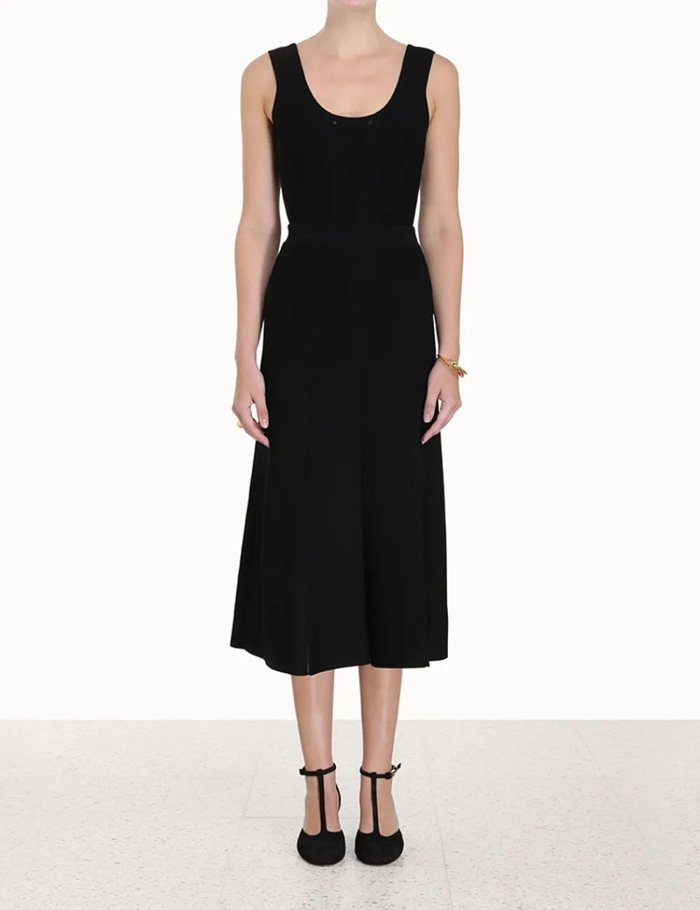 ZIMMERMANN Luminosity Knit Panelled Skirt-Women Knitwear